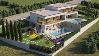 Nuova costruzione - doppia villetta con piscina a 7 km dal mare